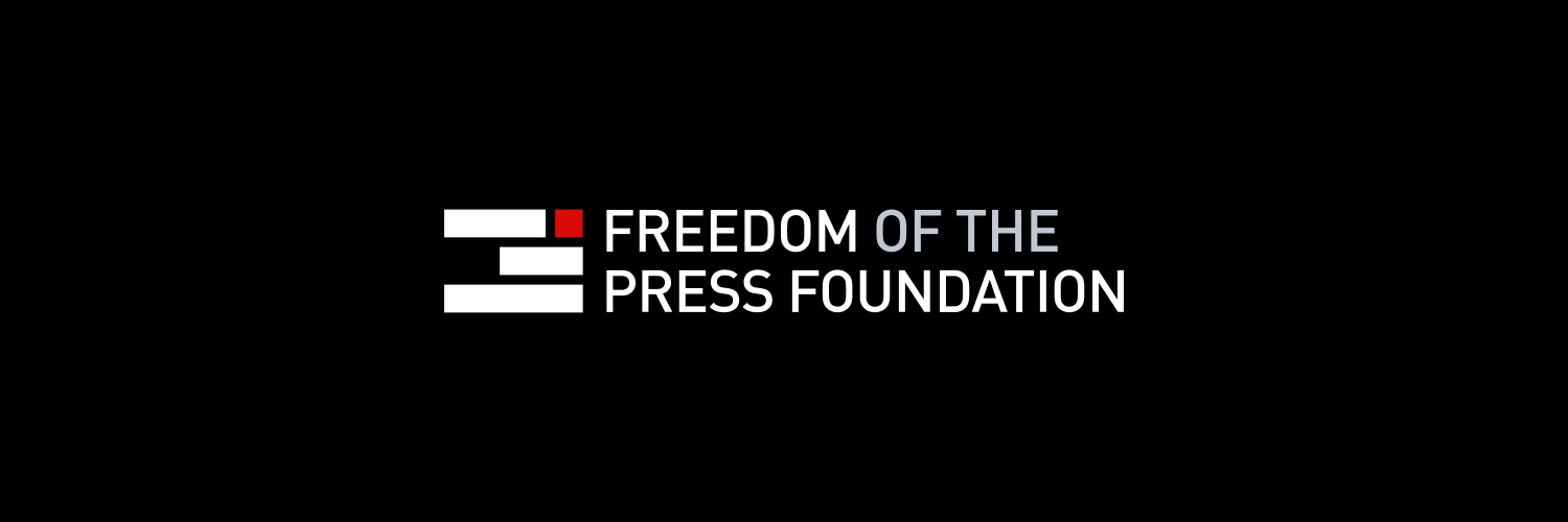 Freedom of the Press Foundation banner