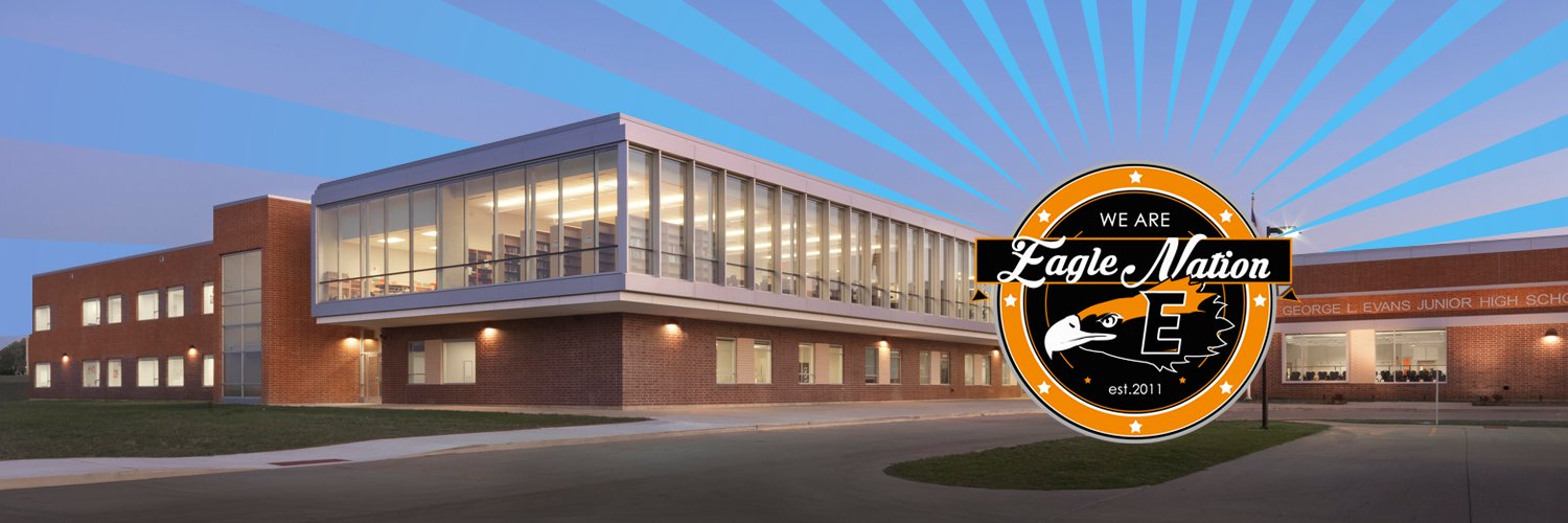 Evans Junior High School banner
