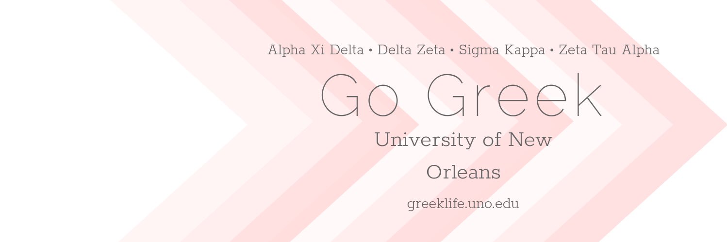 UNO Panhellenic banner