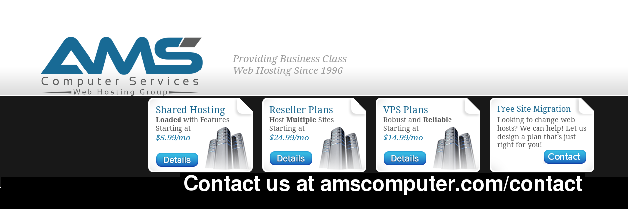 AMS Support banner