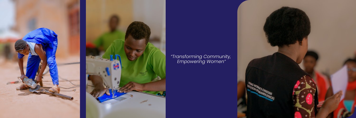 YWCA Rwanda's banner