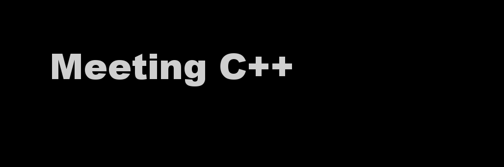 Meeting C++ banner