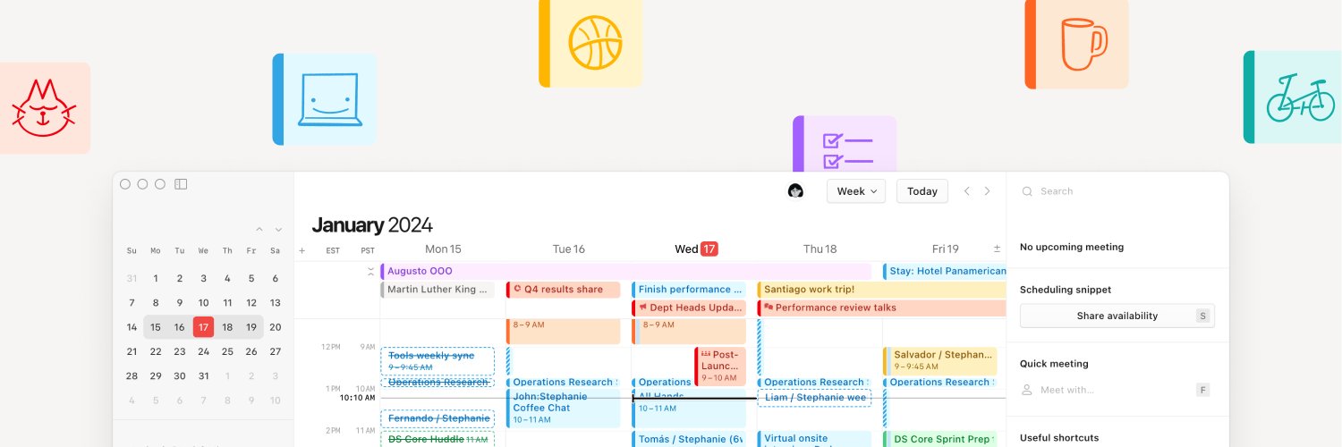 Notion Calendar's banner