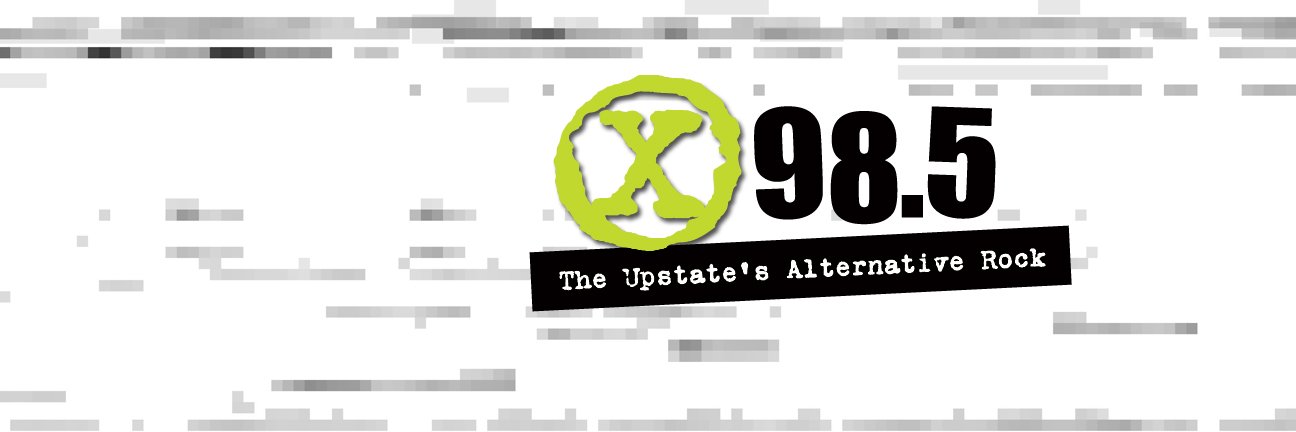 X 98.5 FM banner