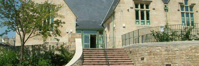 New Oriel Hall banner