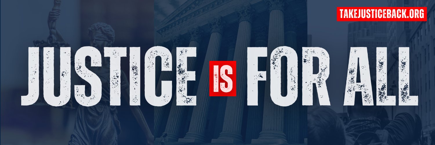 Take Justice Back banner