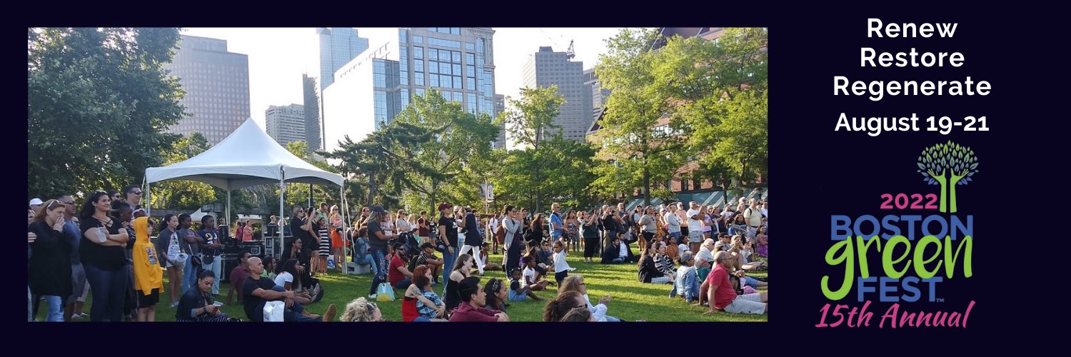 Boston GreenFest banner