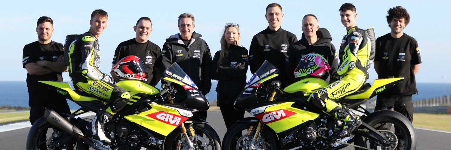 PTR Triumph Racing banner
