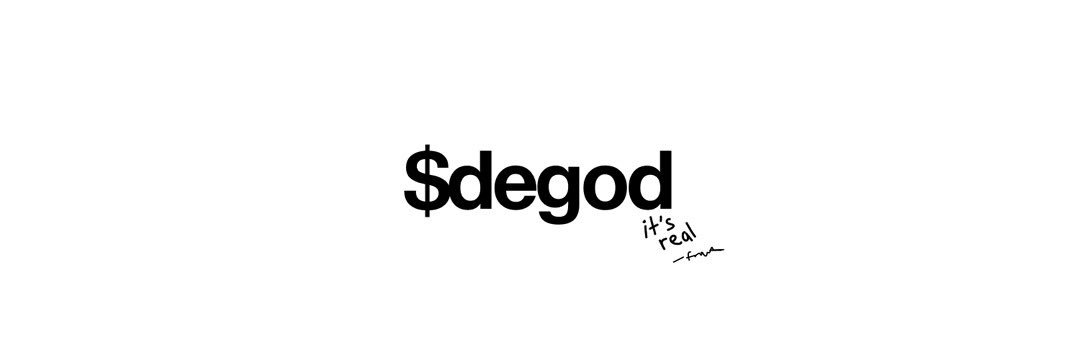 Dan 33.3% $degod banner