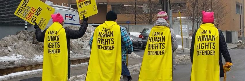 Amnesty Toronto banner