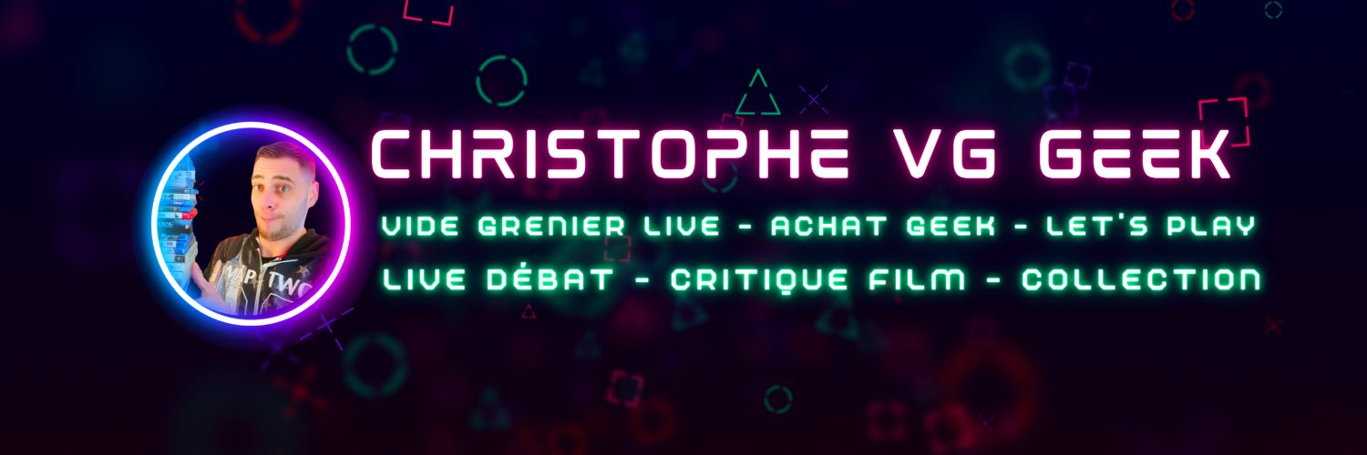 Christophe VG Geek banner