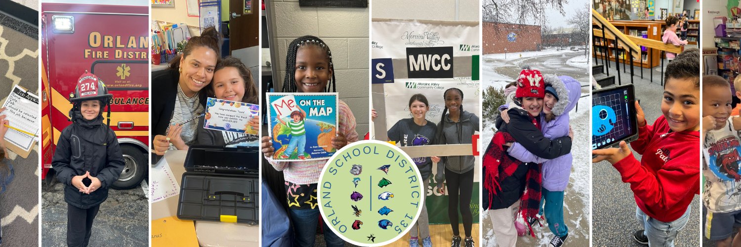 Orland District 135 banner