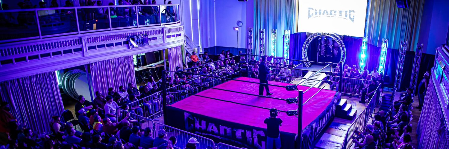 Chaotic Wrestling's banner