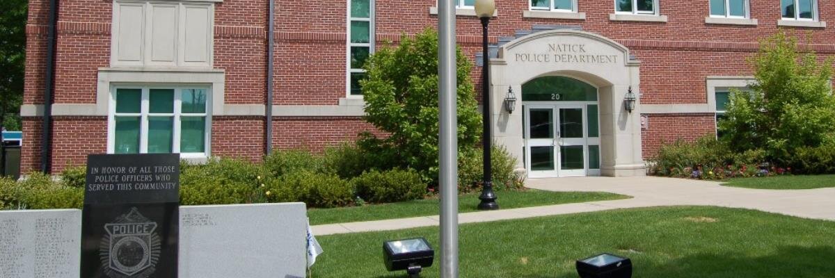 Natick Police banner