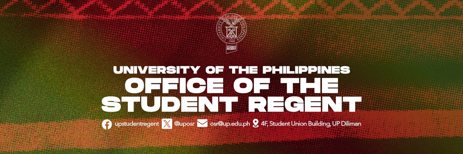 UP Office of the Student Regent banner