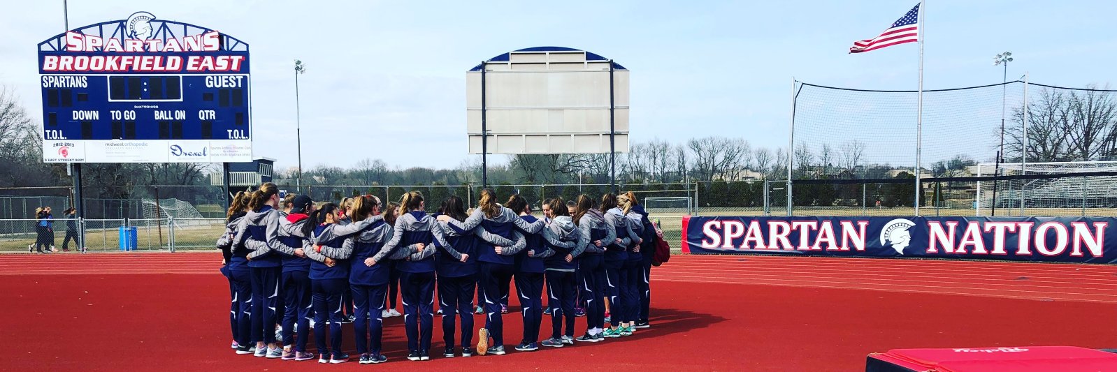 Lady Spartan T&F banner
