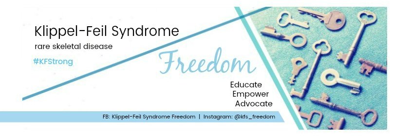 Klippel-Feil Syndrome Freedom banner