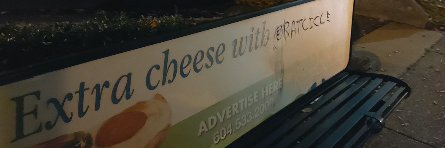 🍨🐀❄️💨 Ratcicle the Ice Rat 🖤🩶🤍💜 banner