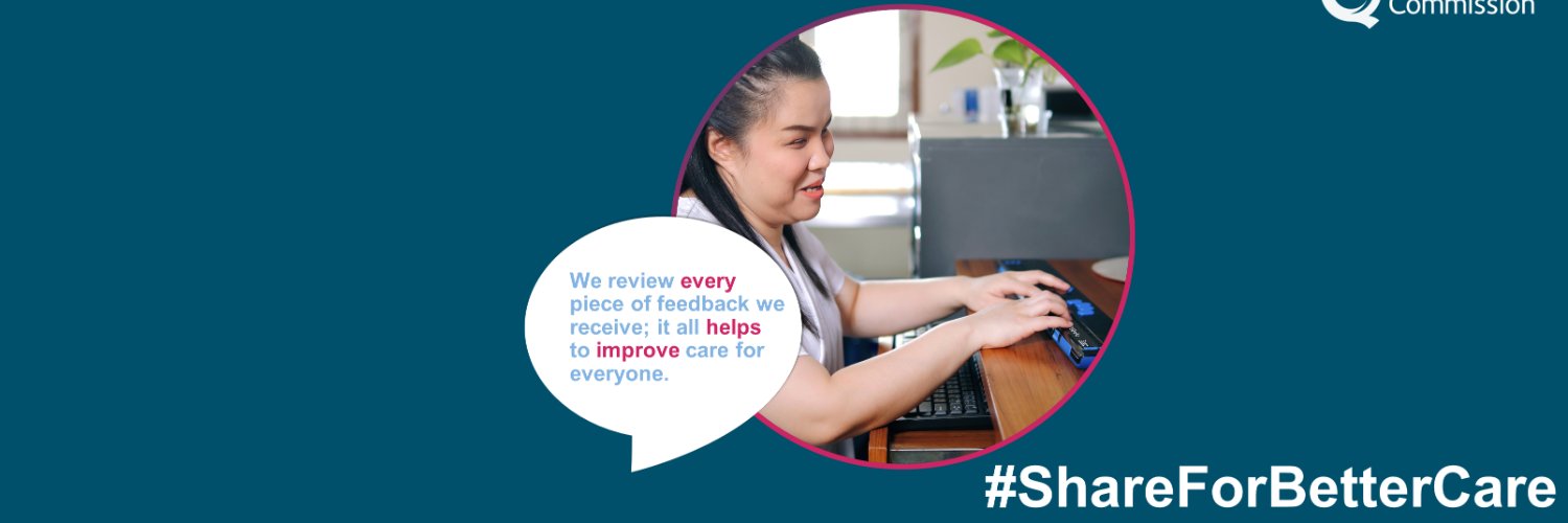 Care Quality Commission's banner