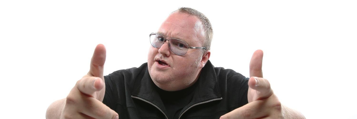 Kim Dotcom's banner