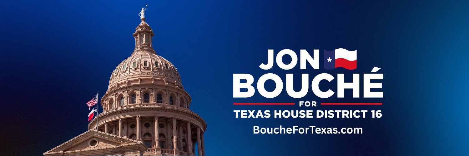 Jon Bouche for Texas HD16 banner