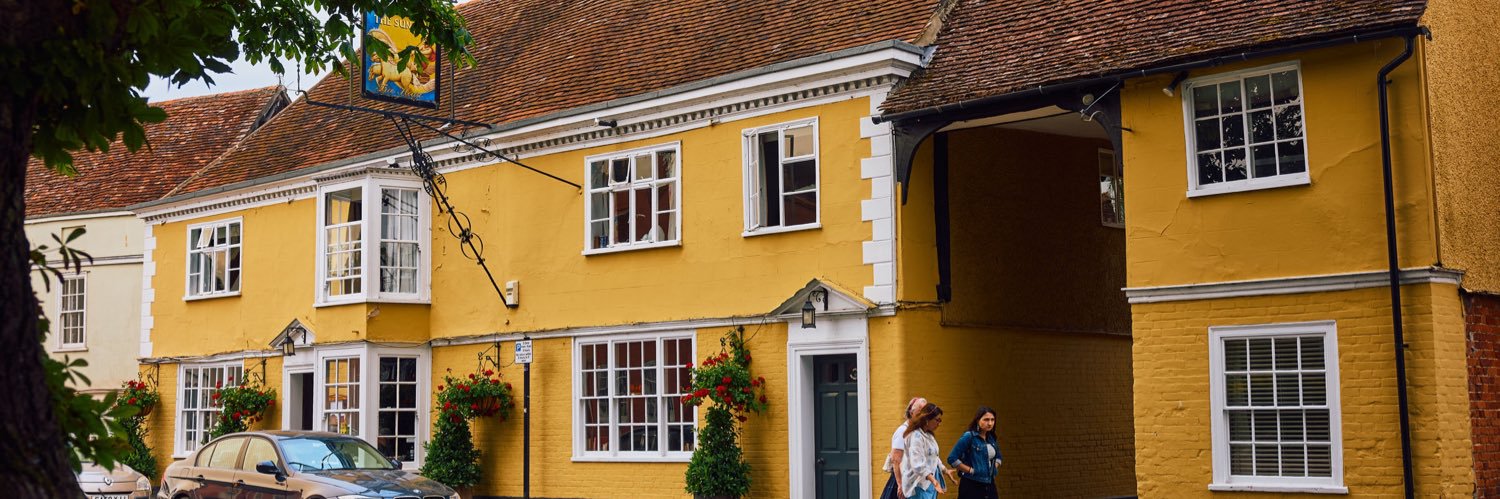 The Sun Inn, Dedham banner