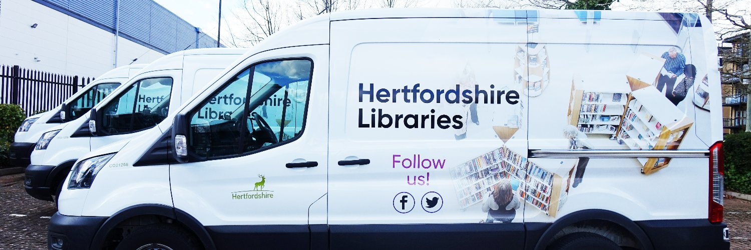 Herts Libraries banner