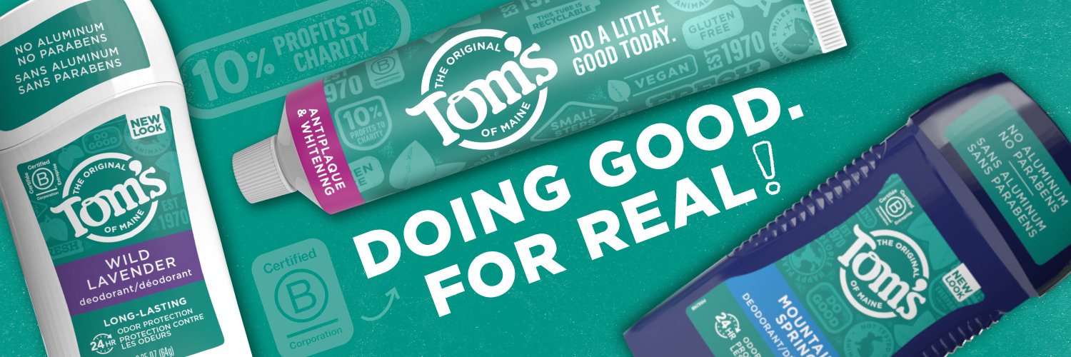 Tom's of Maine banner