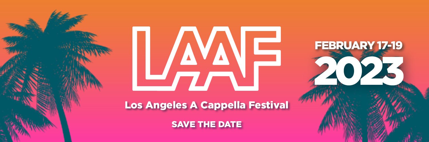 Los Angeles A Cappella Fest banner