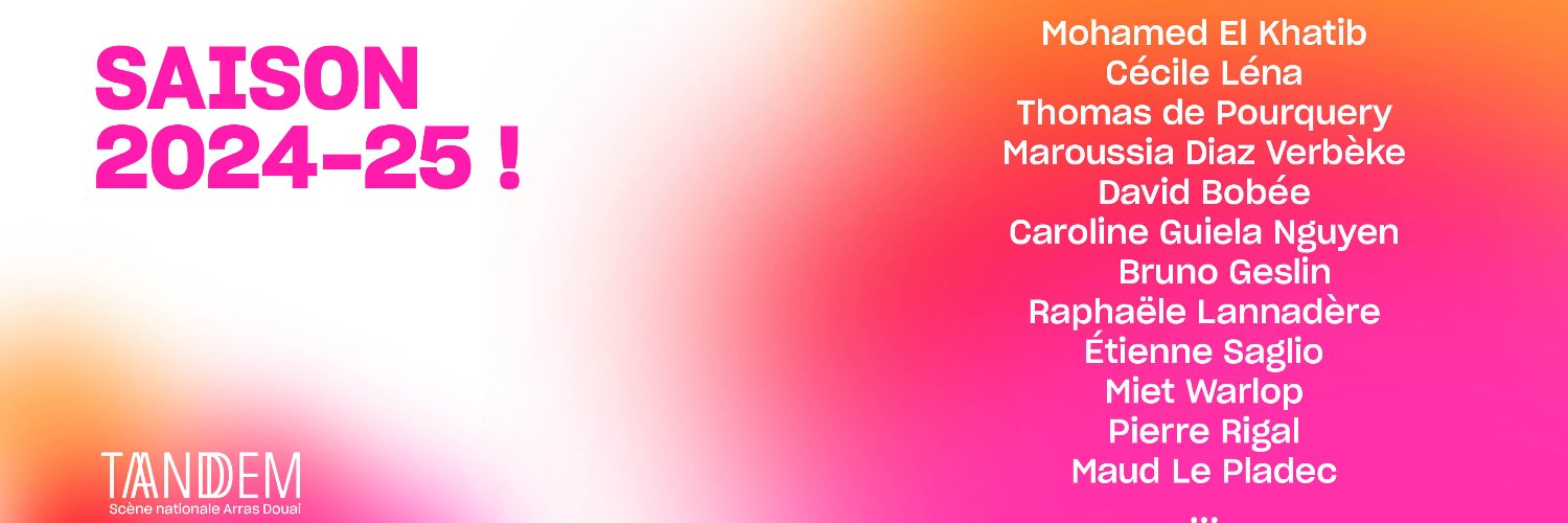 TANDEM Scène nationale banner