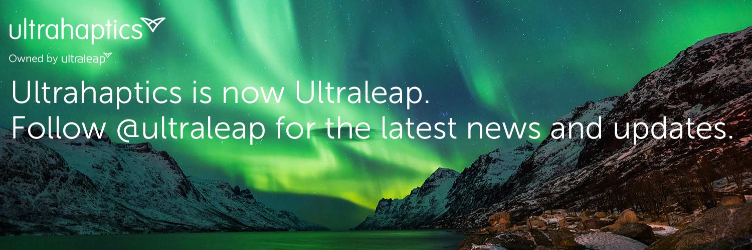 Ultrahaptics banner