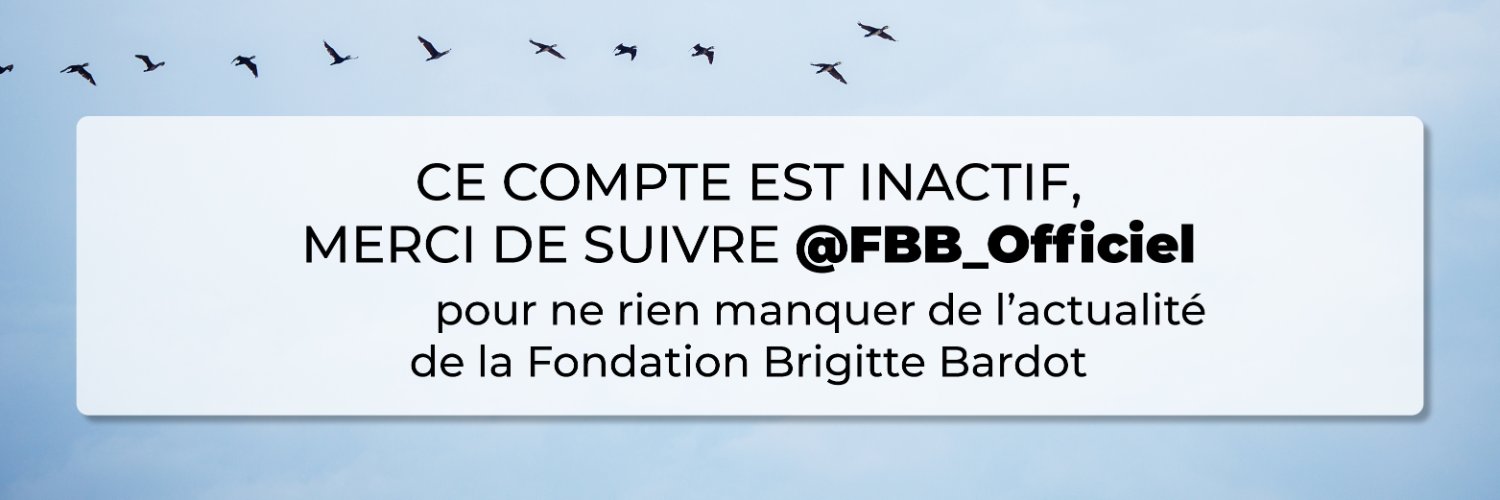 FONDATION BRIGITTE BARDOT banner