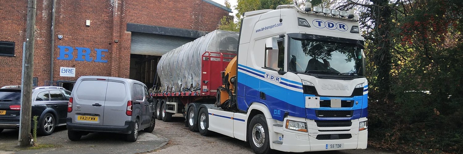 TDR Heavy Haulage banner