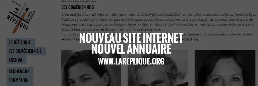 lareplique's profile banner image