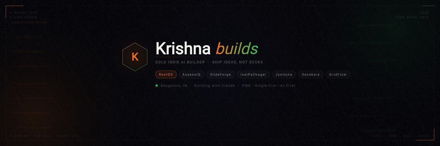 krishbhoopathy's profile banner image