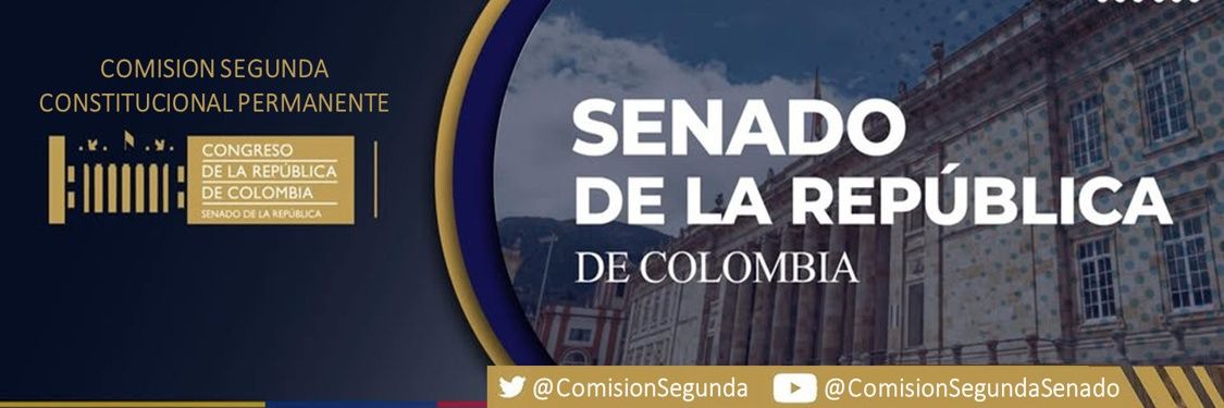 Comisión Segunda del Senado de la República banner