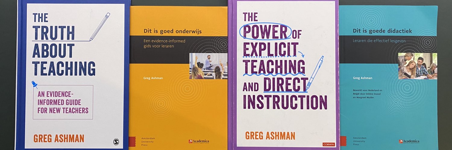 Greg Ashman's banner
