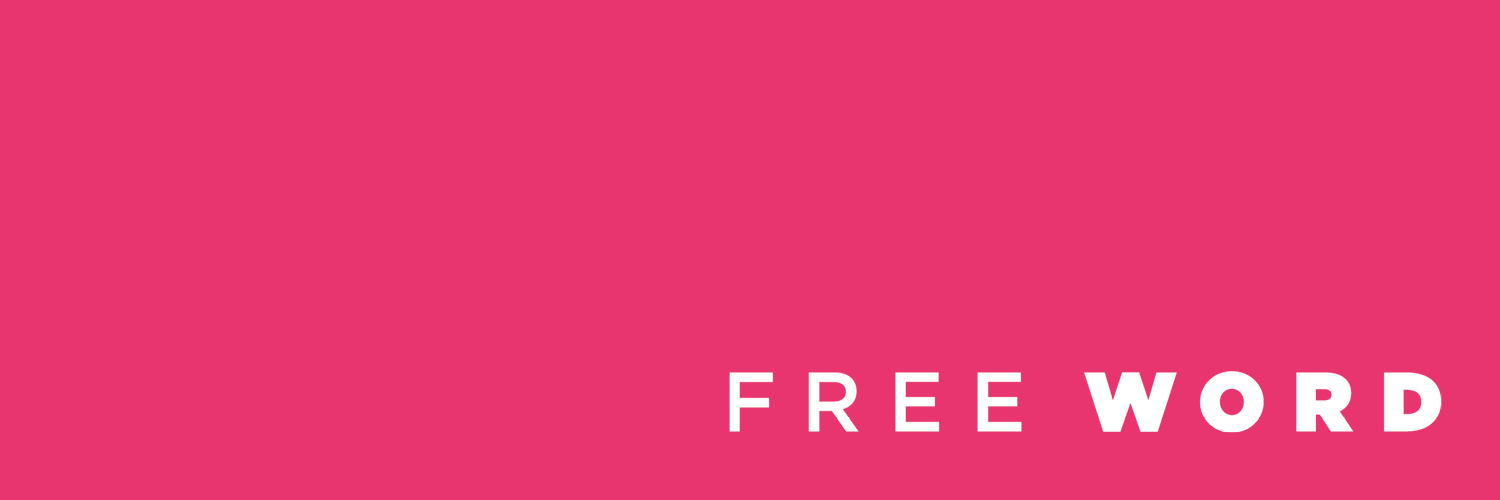 Free Word banner