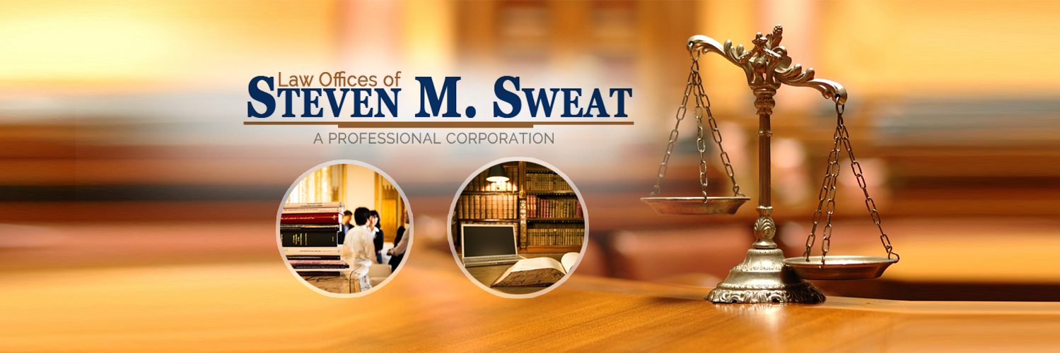 Steven M. Sweat, Personal Injury Lawyers, APC banner