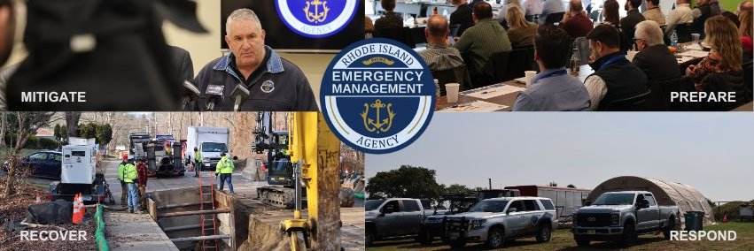 RI Emergency Management Agency's banner