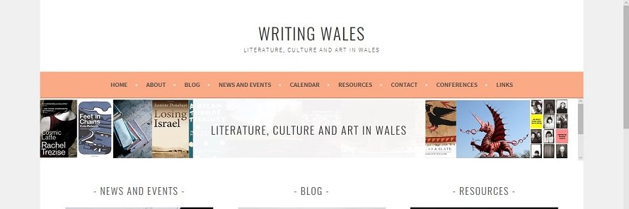 Writing Wales banner