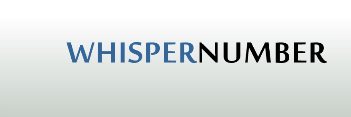 WhisperNumber banner