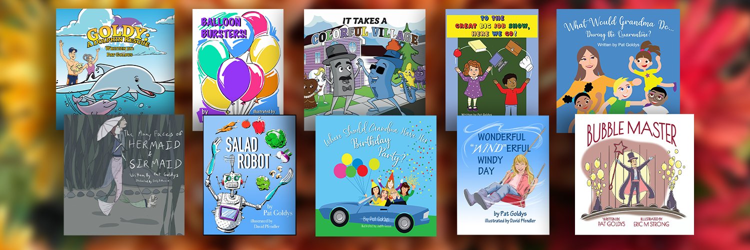 Children's Book Author Pat Goldys banner
