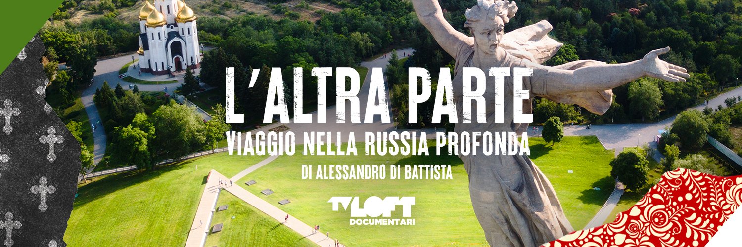 Alessandro Di Battista's banner