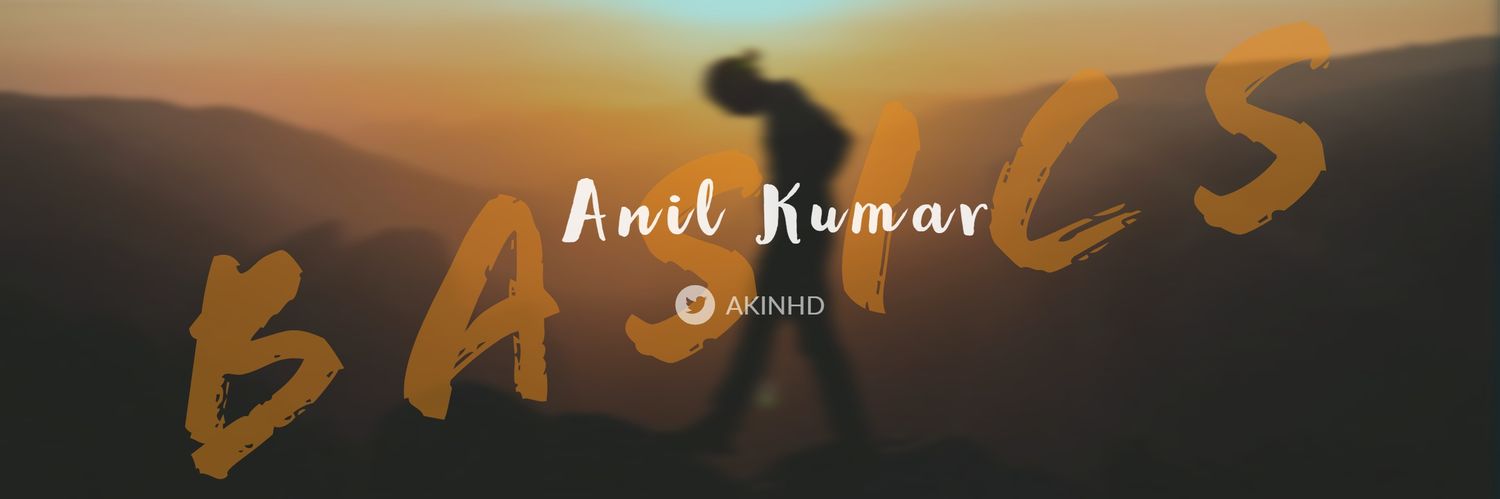 Anil Kumar banner