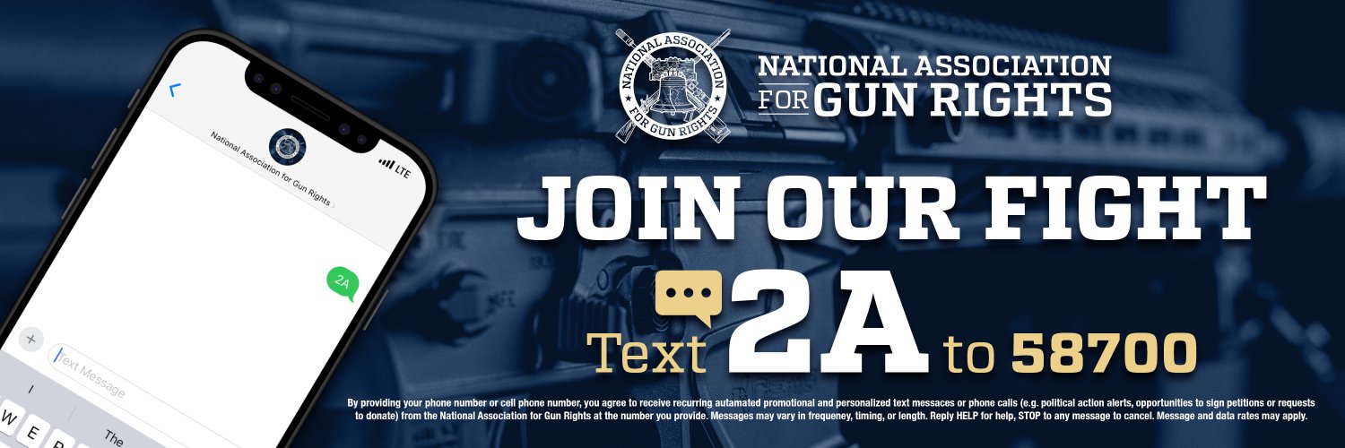 National Association for Gun Rights's banner