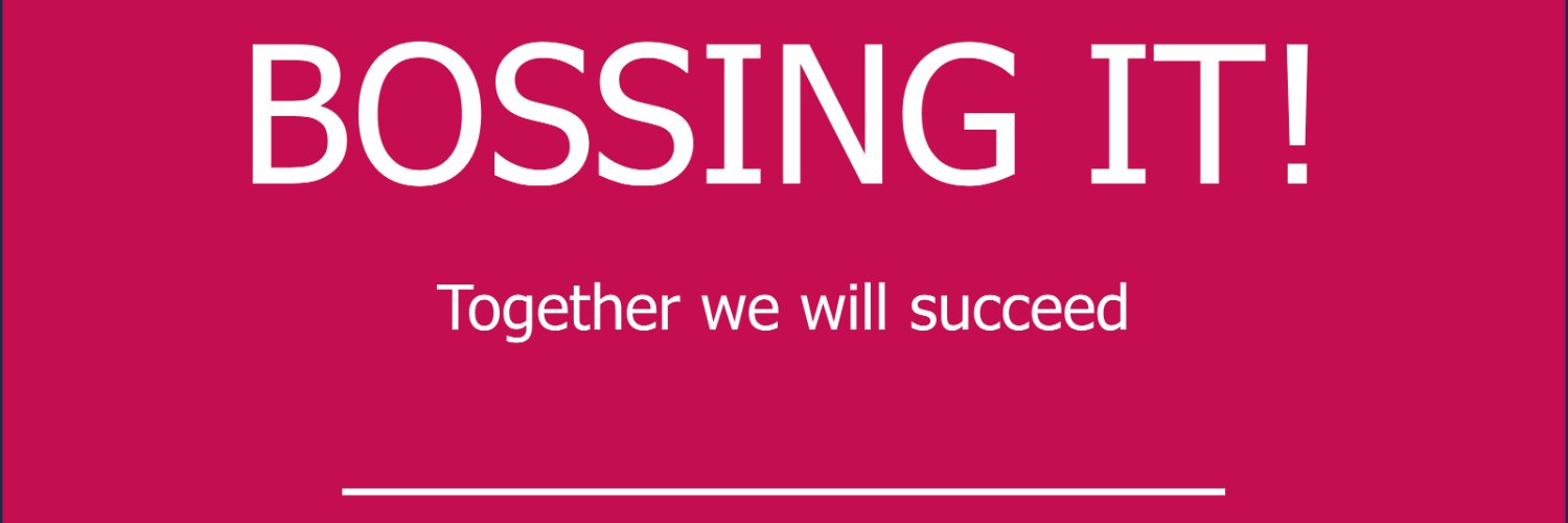 Bossing it! banner