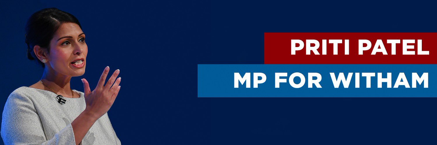 Priti Patel MP Profile Banner