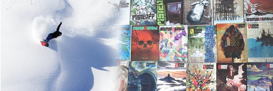 Bomb Snow Magazine banner