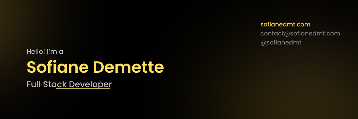 SofianeDmt's profile banner image